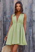 Spritz Of The Sun Mini Dress Sage