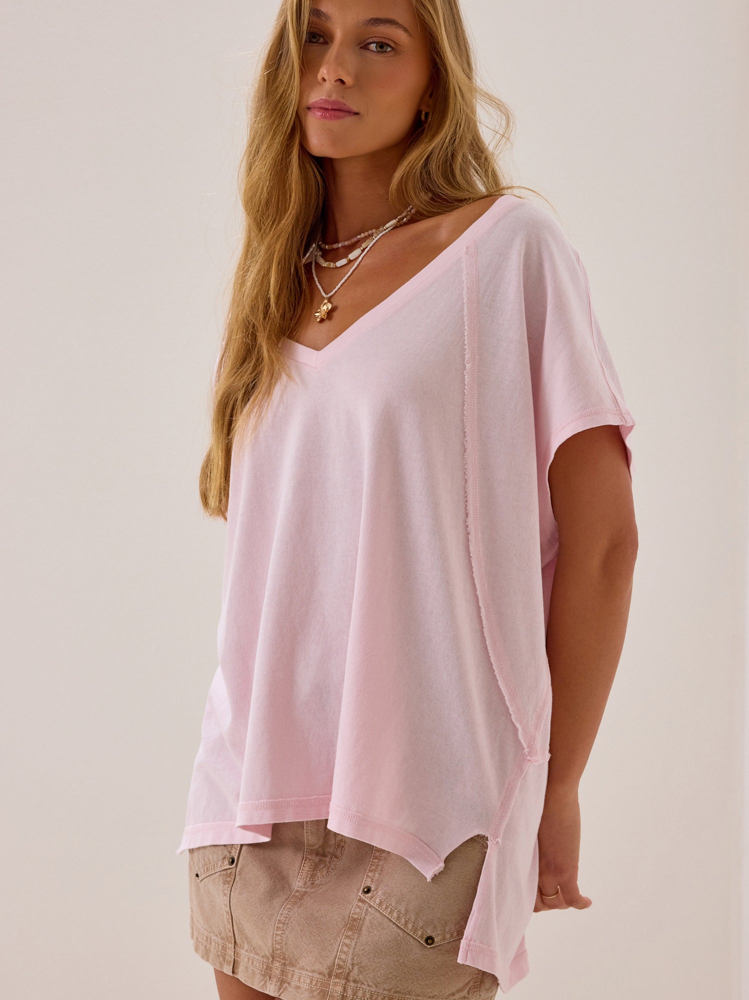 Rane Oversized V-Neck Tee