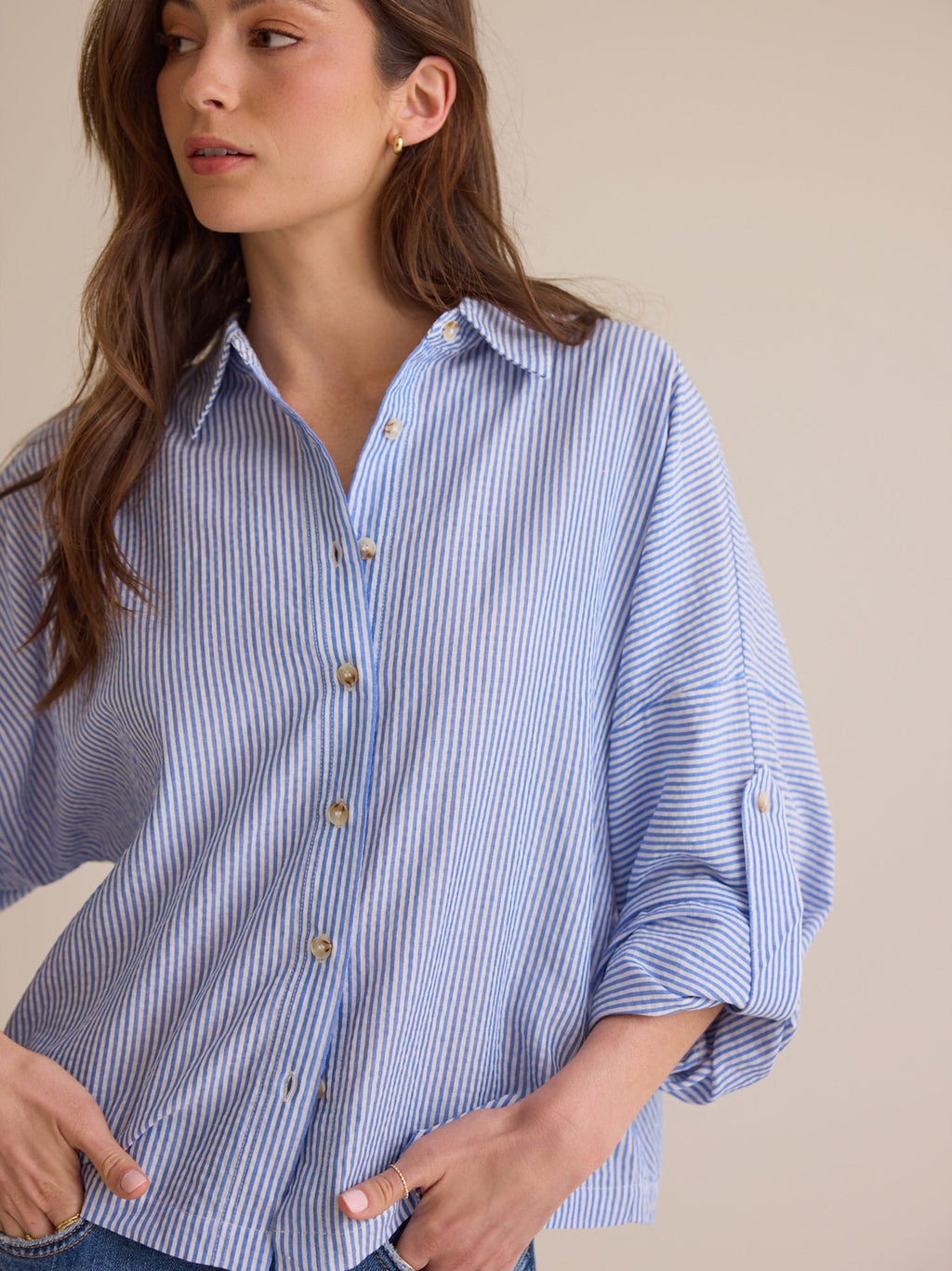 Lillian Button Up Top