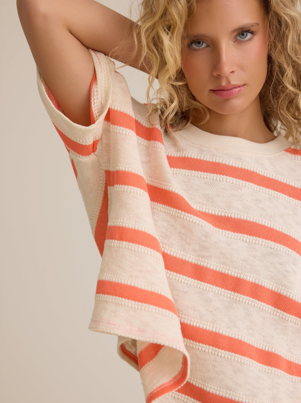 Clara Stripe Boxy Top