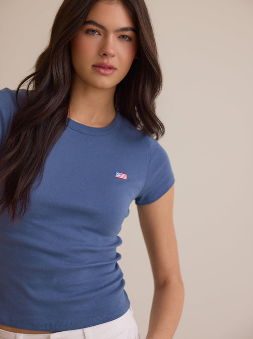 Americana Flag Baby Tee
