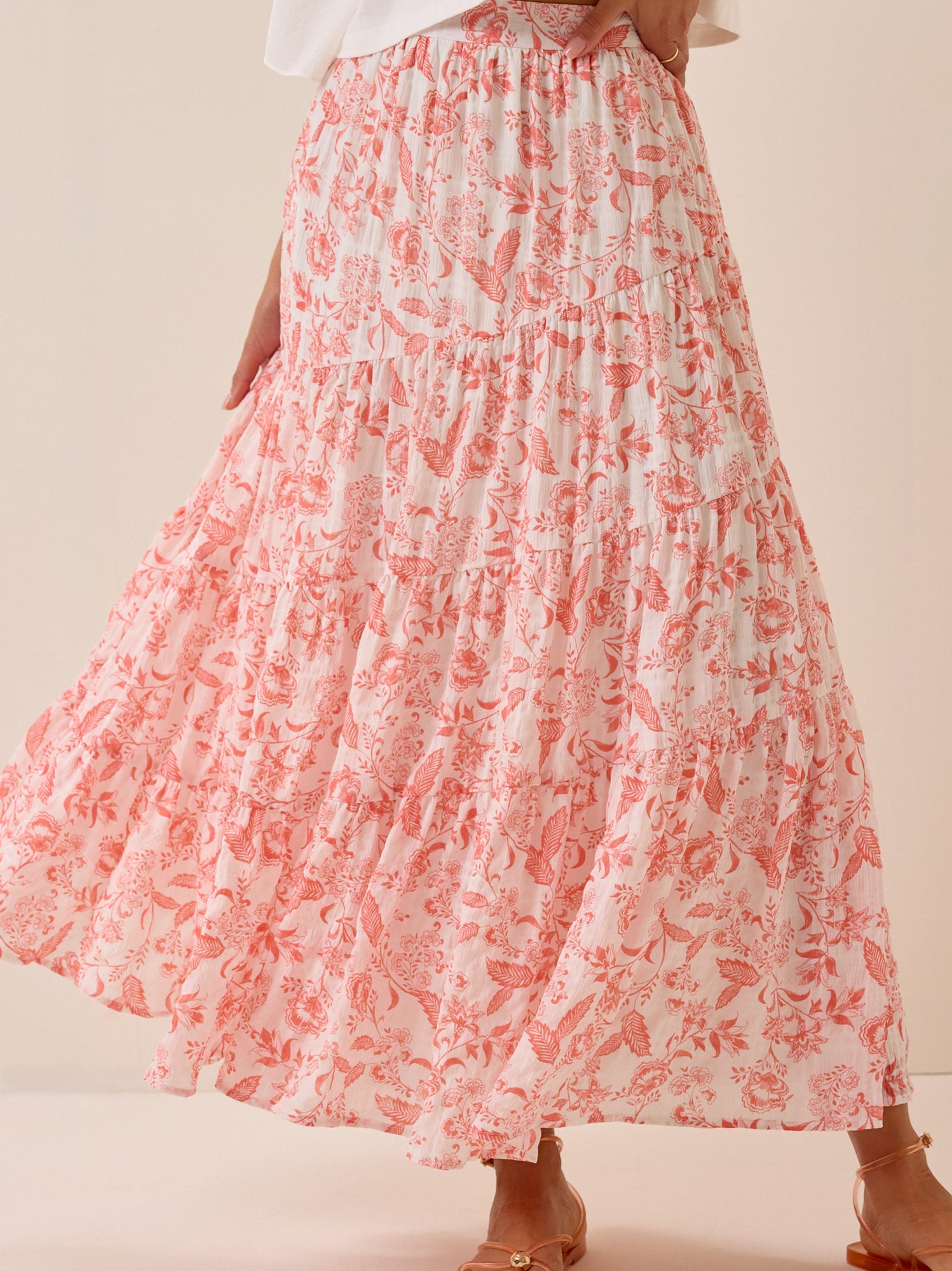 Elise Floral Maxi Skirt