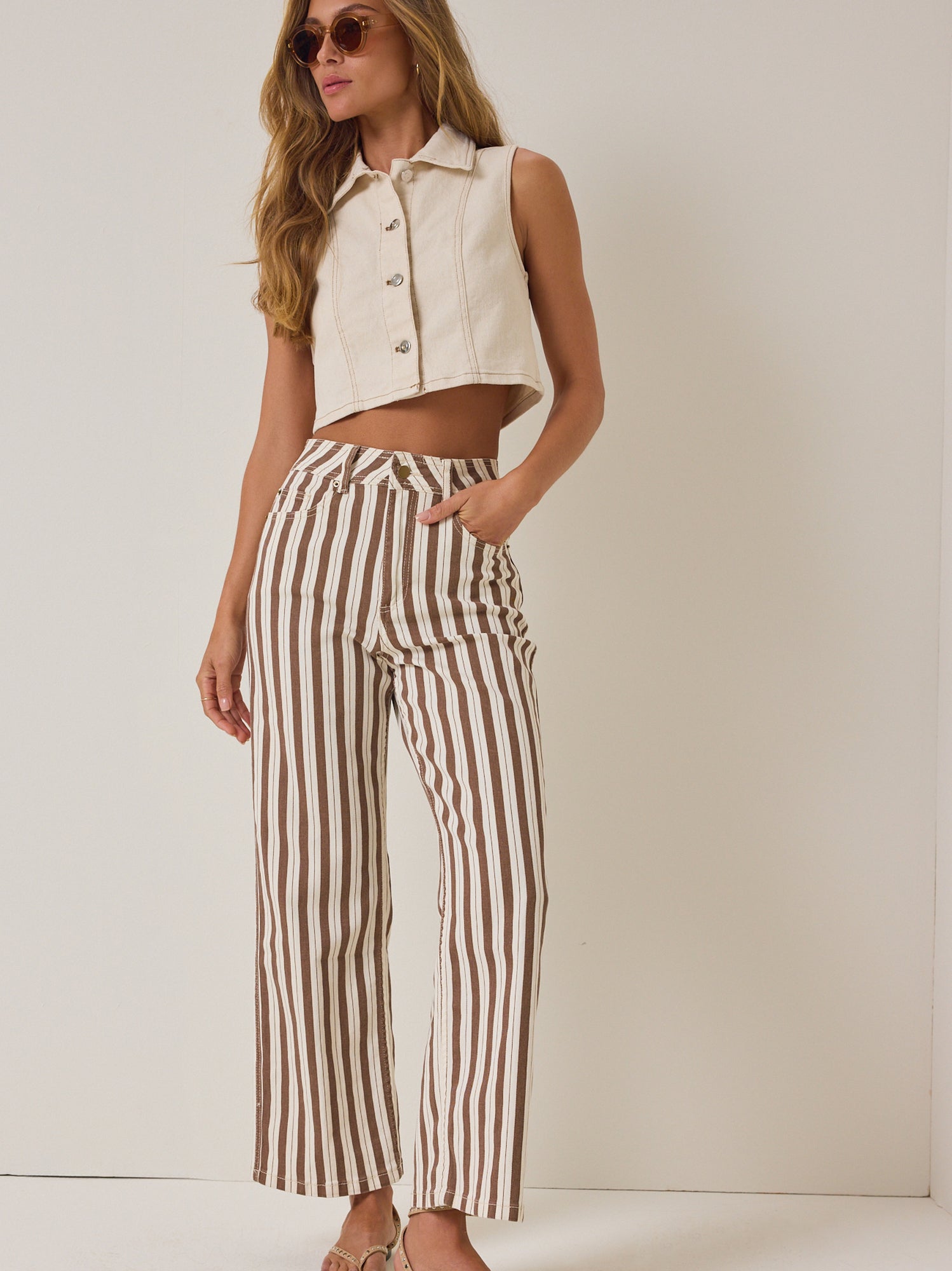 Marie Stripe Pant