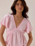Nia Crochet Babydoll Tee