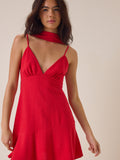 Holland Linen Mini Dress