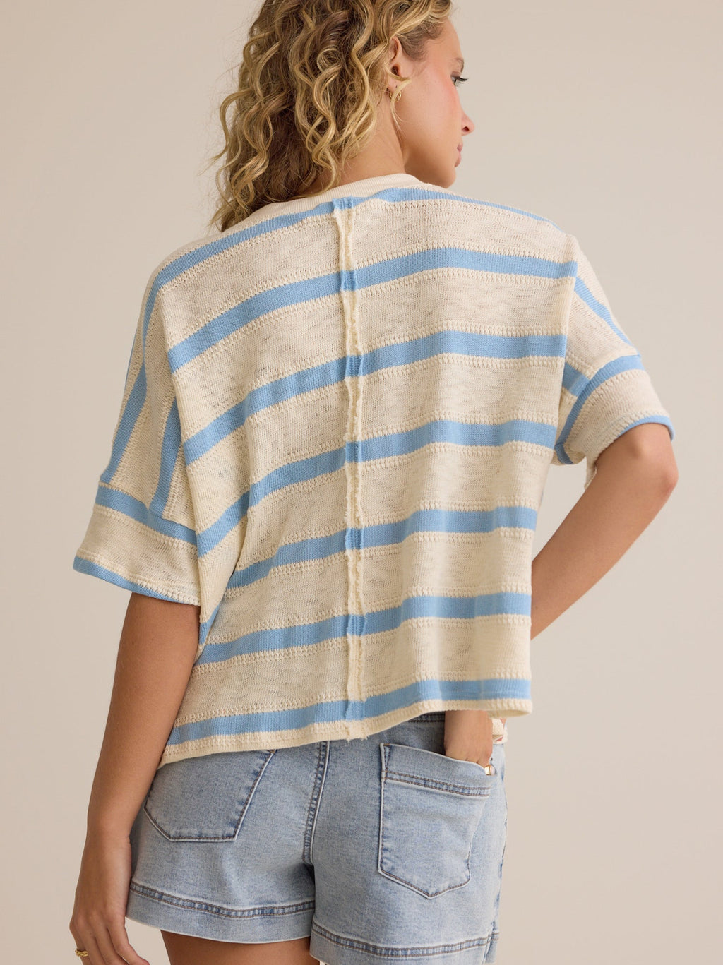 Clara Stripe Boxy Top