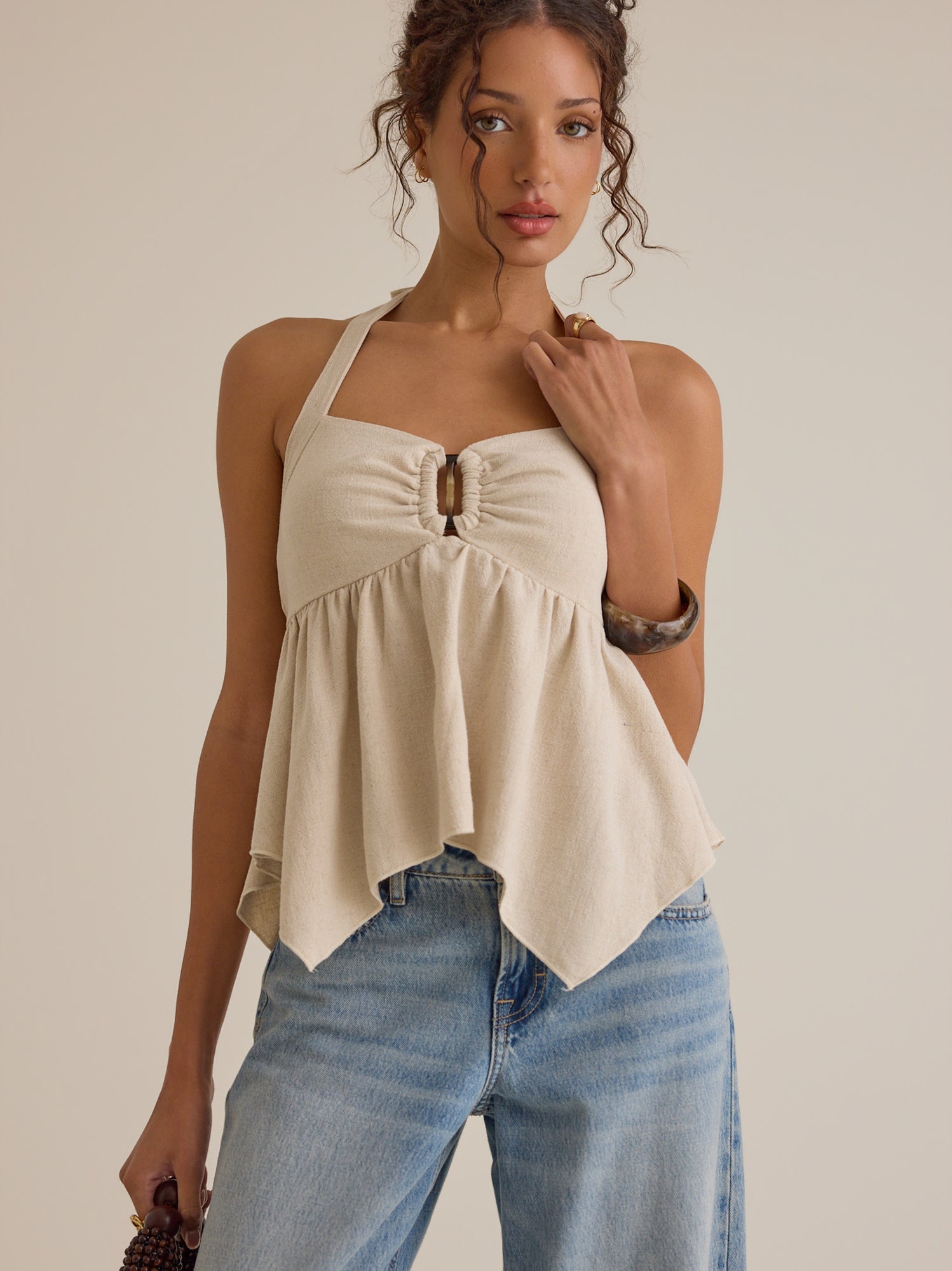 Lexey Backless Halter Tank