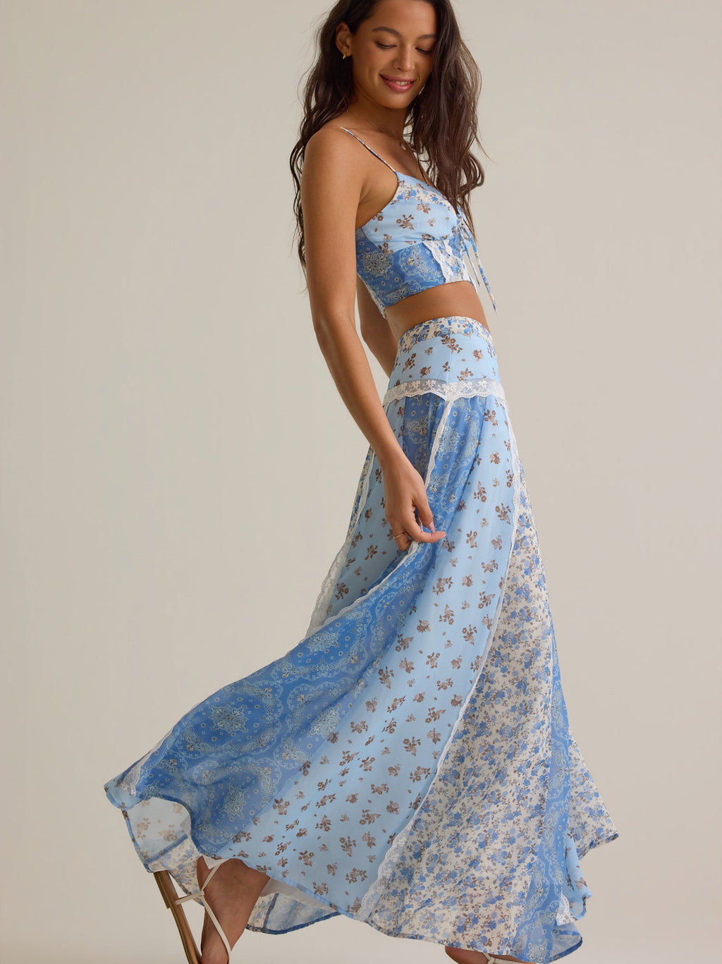 Buttercup Floral Maxi Skirt