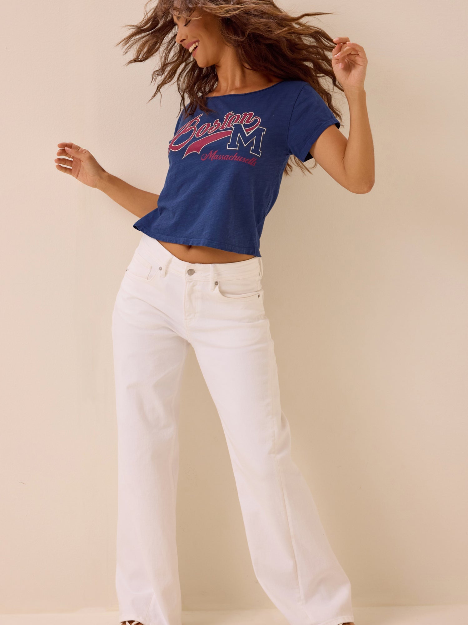 Boston Off Shoulder Tee
