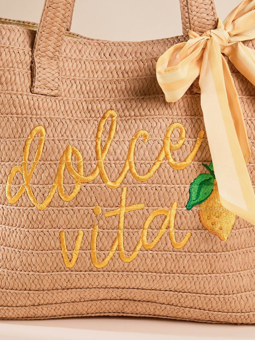 Dolce Vita Straw Tote