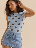 Fallon Denim Mini Skort