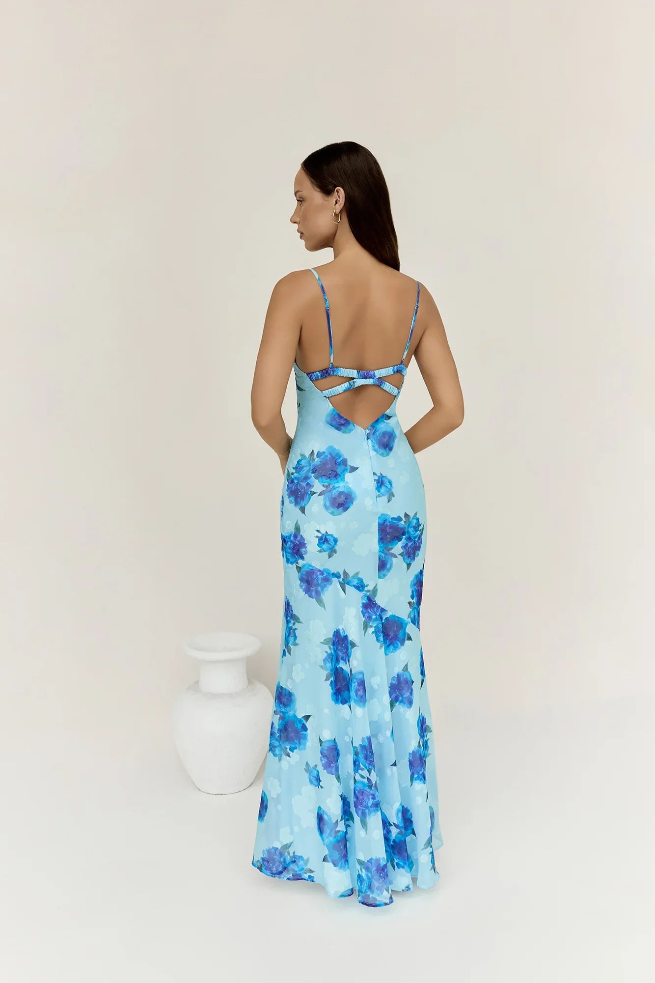 Shine Bright Maxi Dress Blue