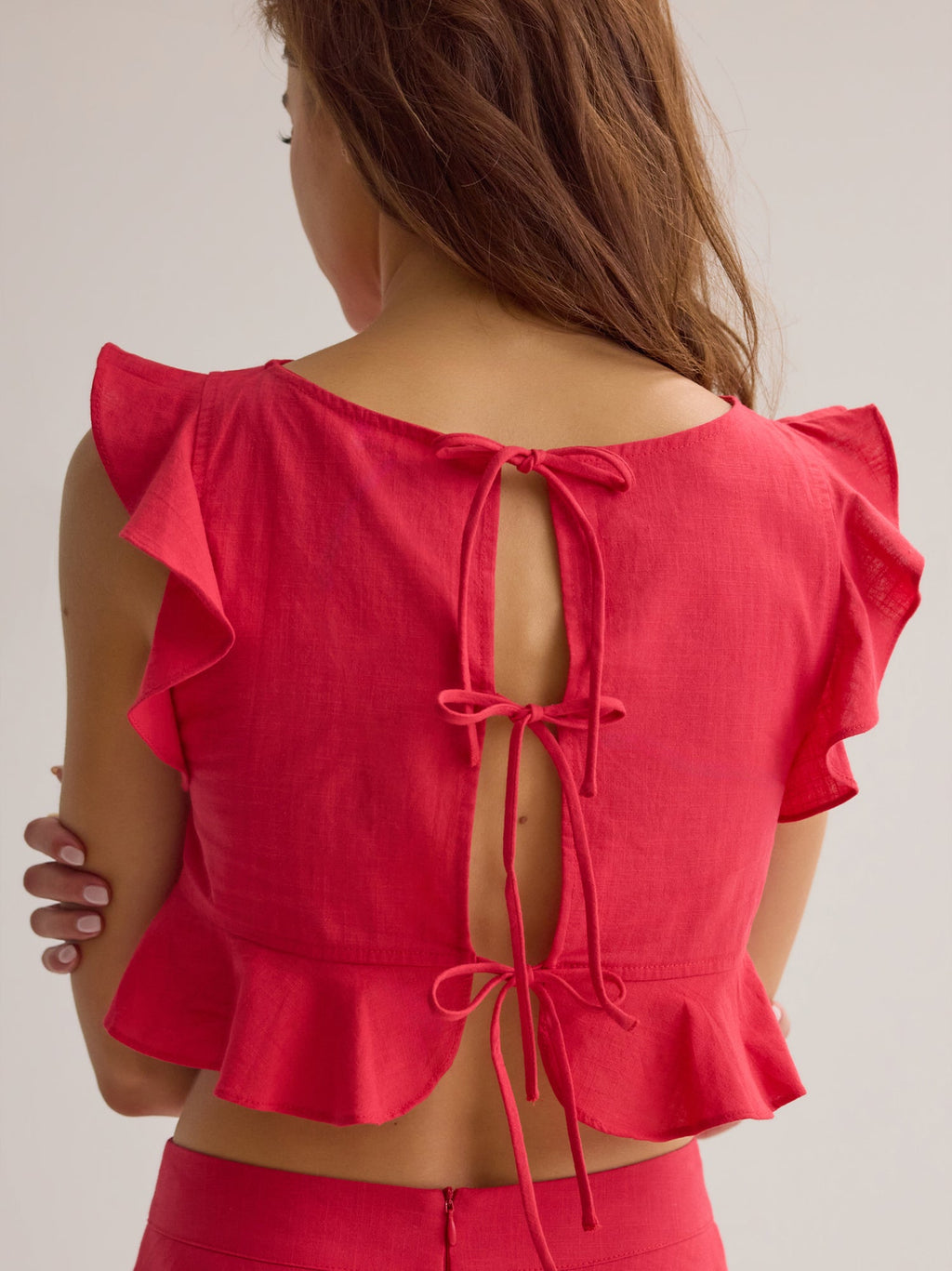 Lunella Tie Back Crop Top