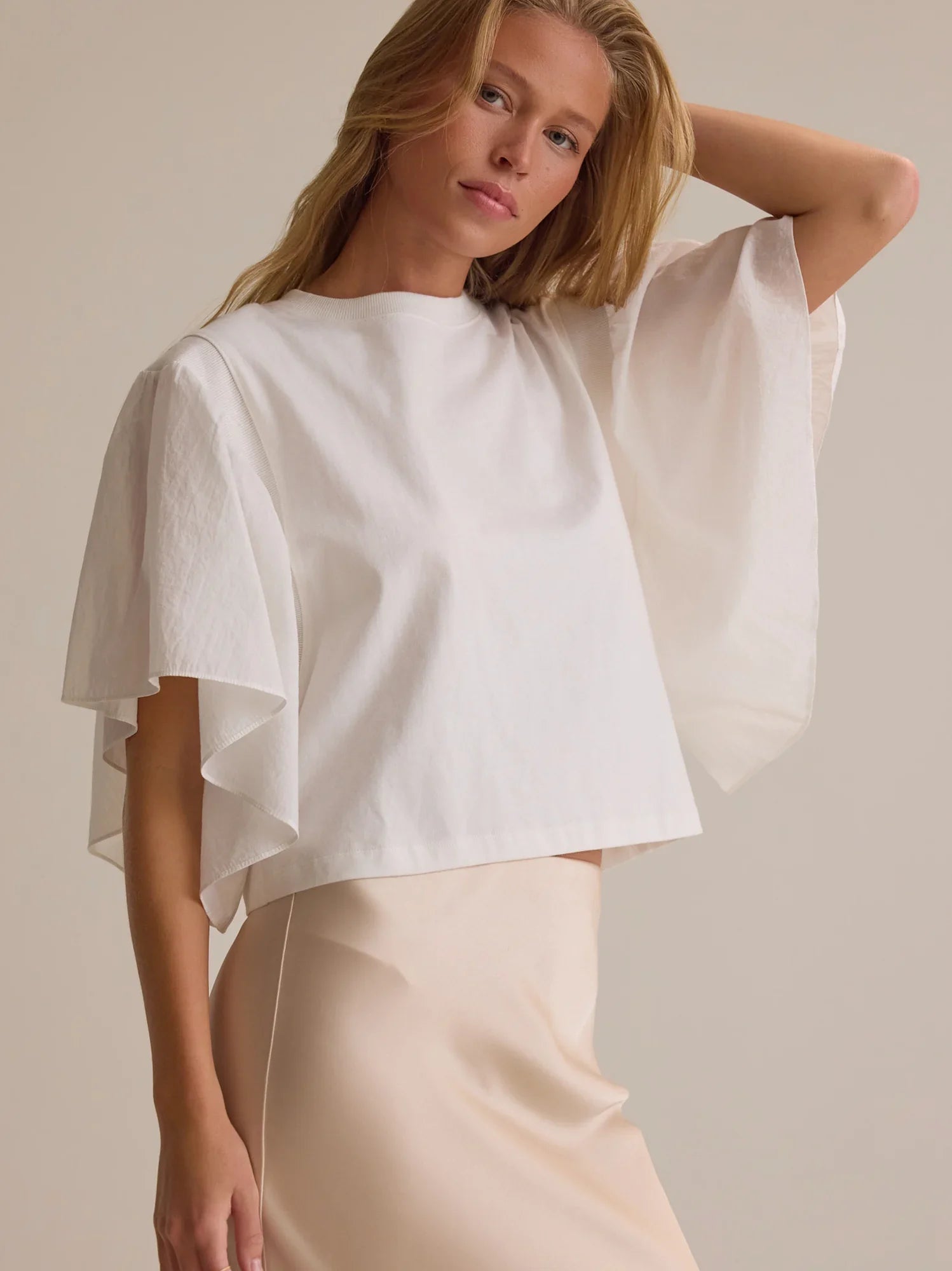 Faye Flutter Sleeve Top