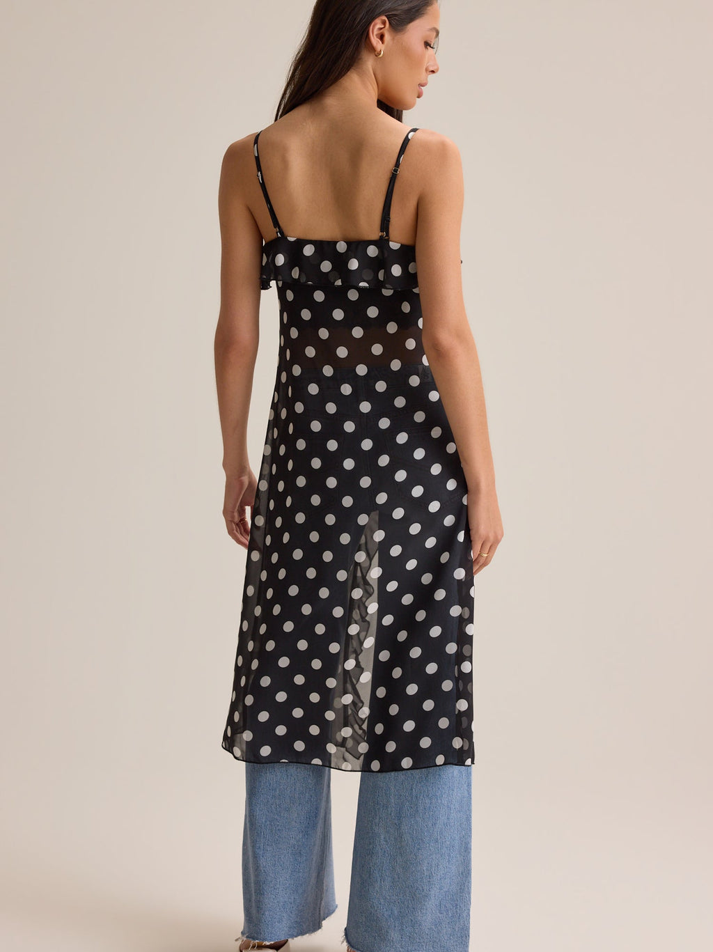 Cosette Tie Front Dot Kimono