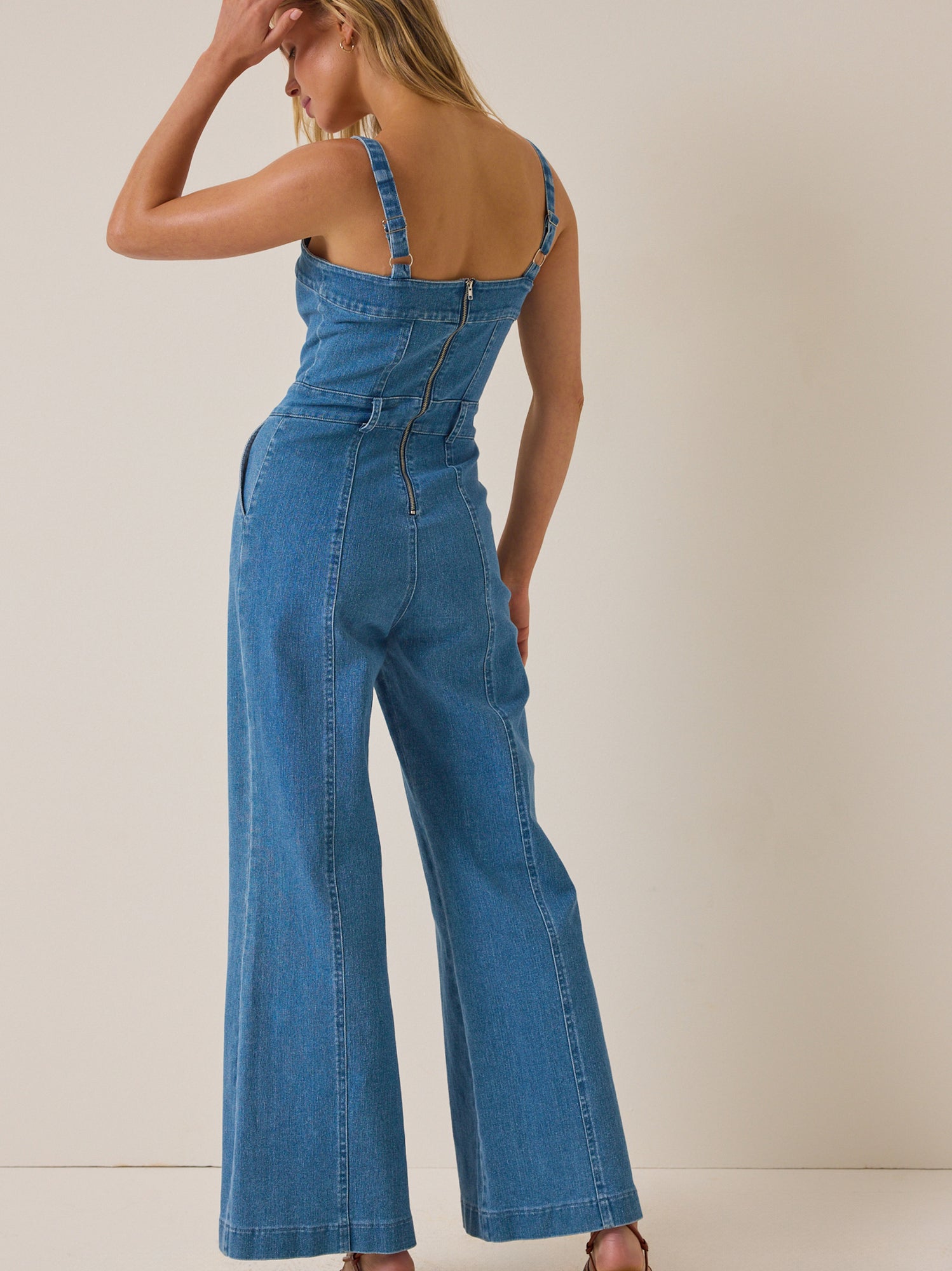 Aveline Denim Jumpsuit