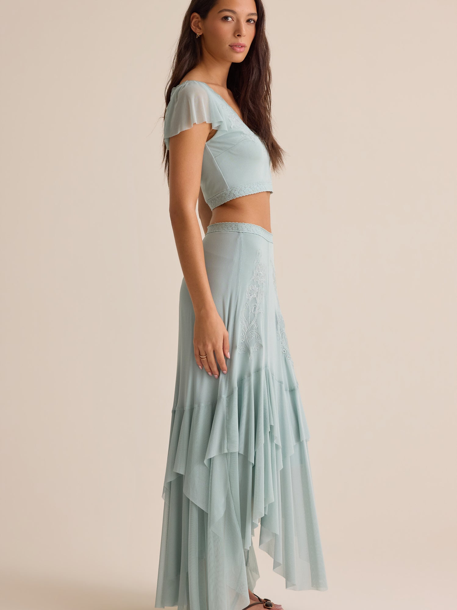 Carlin Embroidered Top
