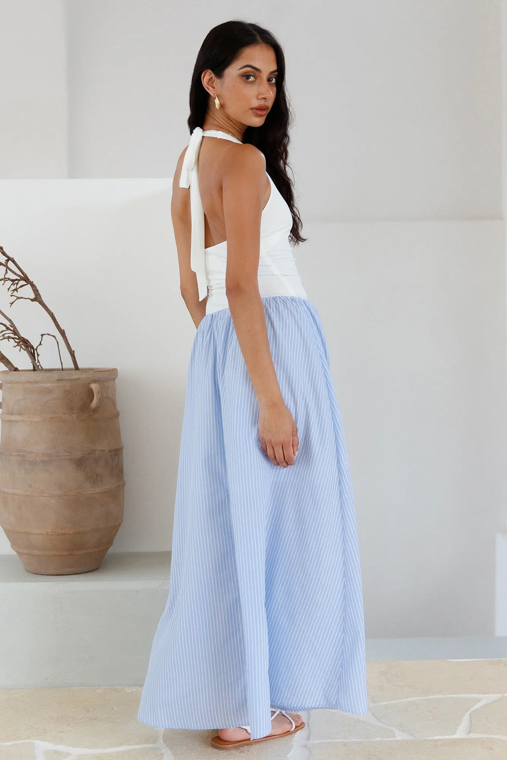 Soft Sail Maxi Dress Blue
