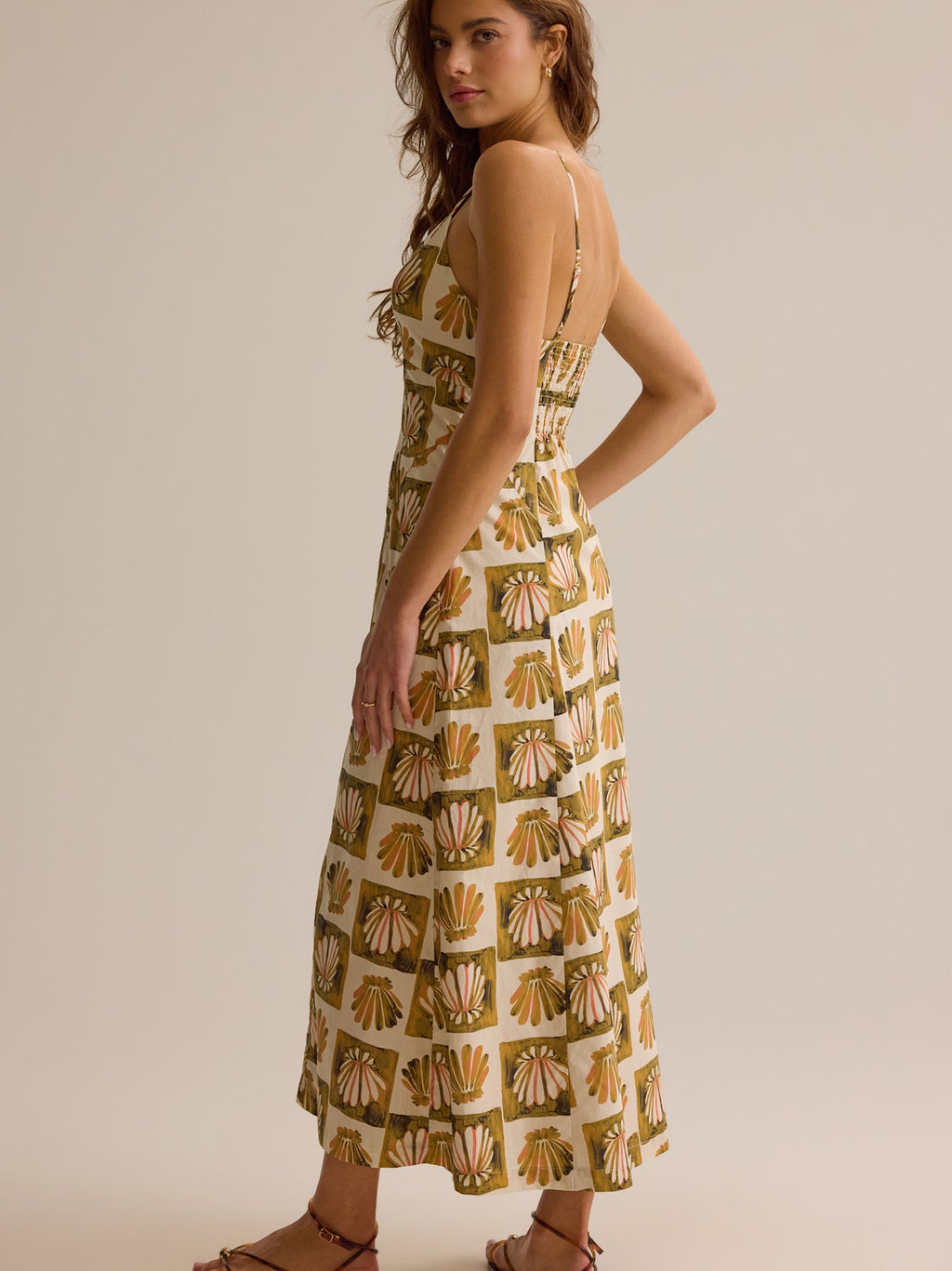 Hayley Shell Maxi Dress