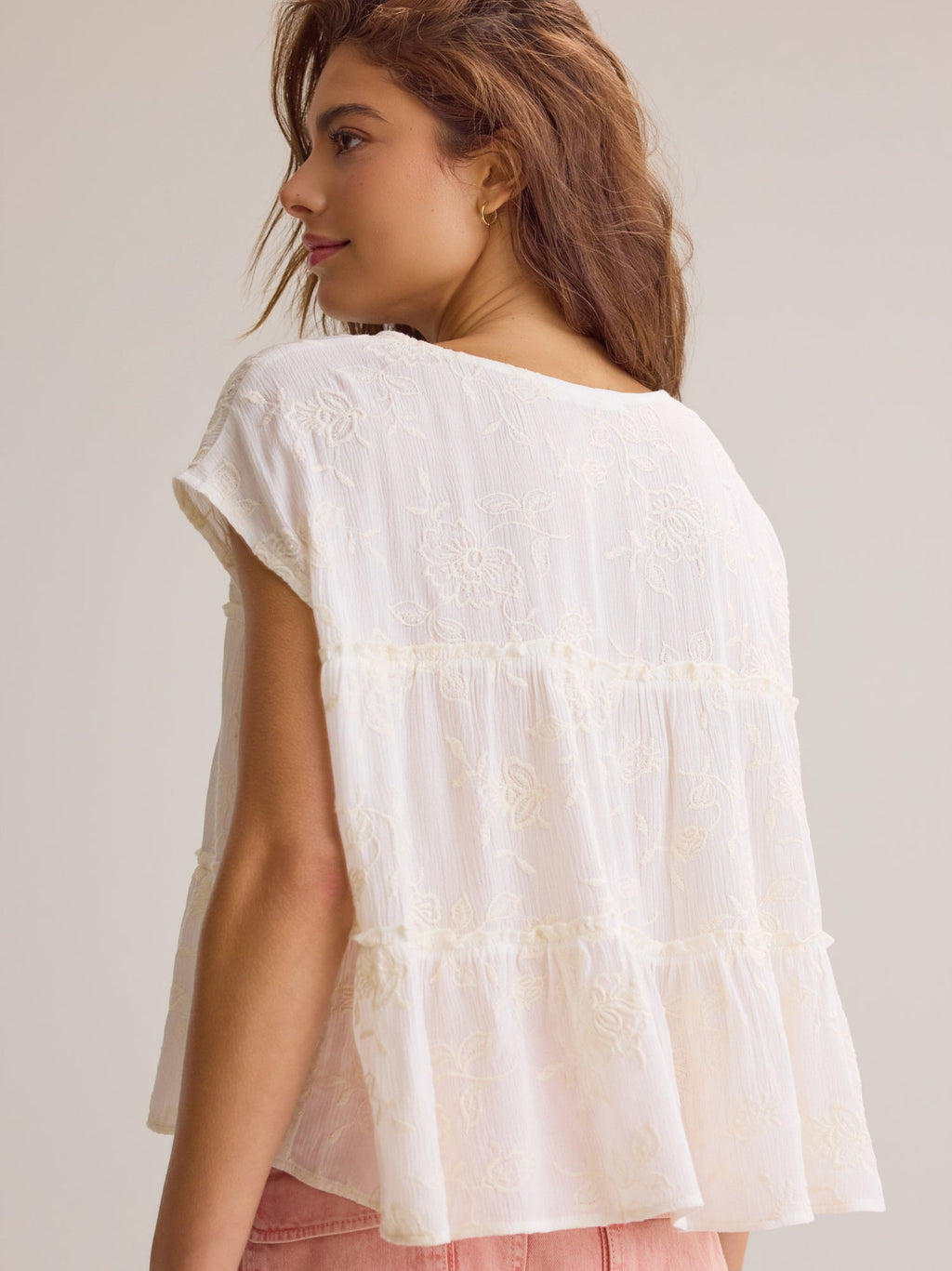 Ember Floral Ruffle Top