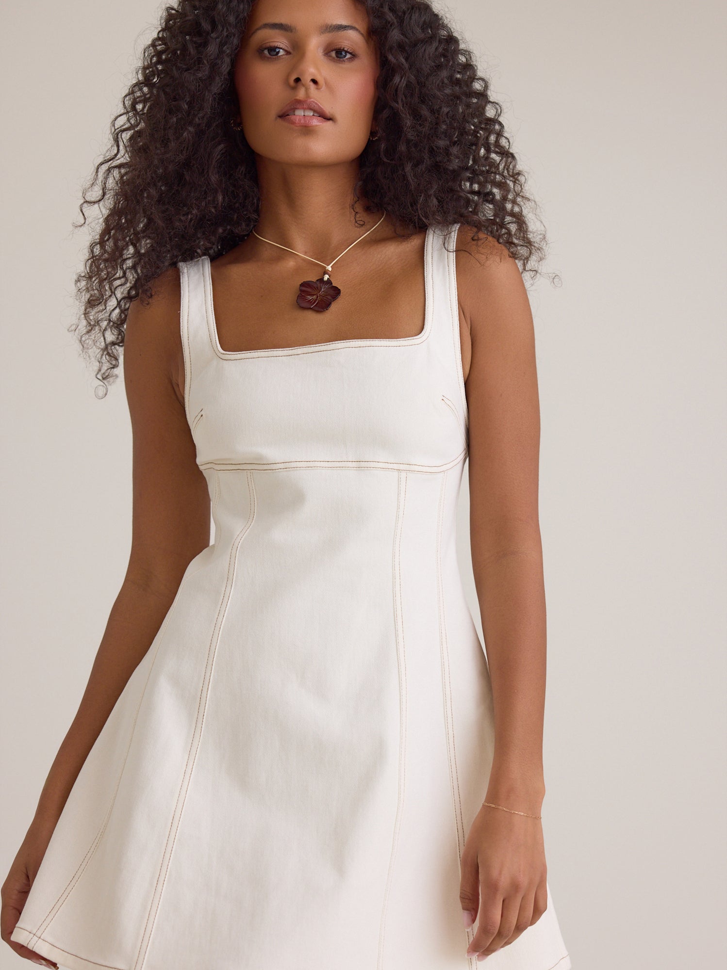 Kalie Denim Mini Dress