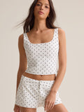 Leilah Polka Dot Mini Short
