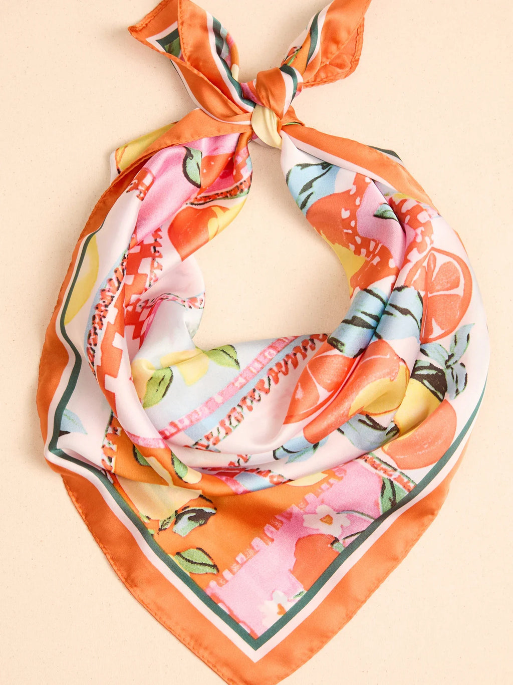 Italian Summer Patchwork Scarf