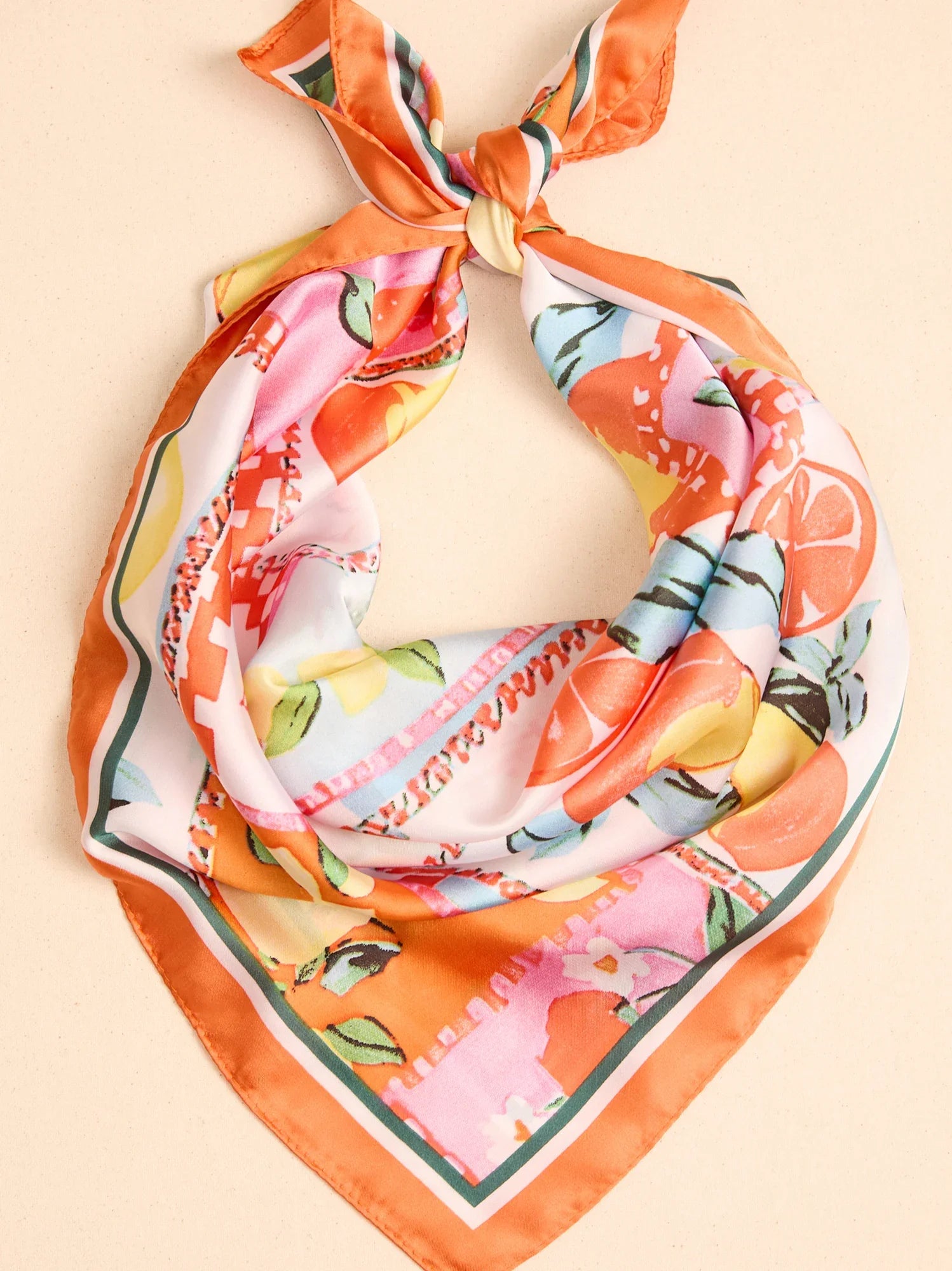 Italian Summer Patchwork Scarf