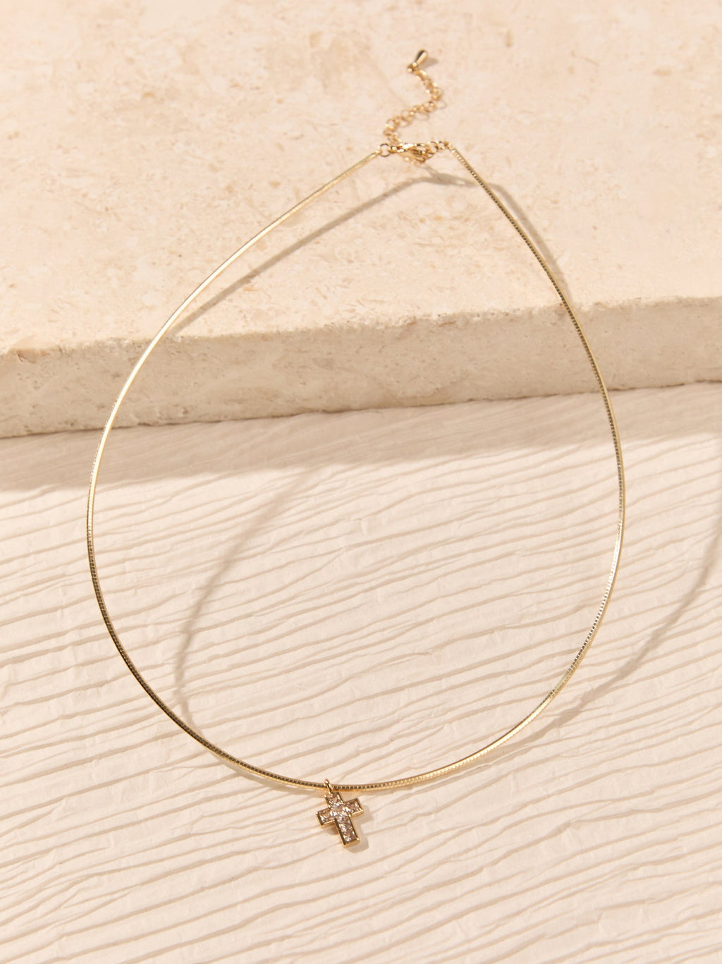 Radiant Grace Cross Necklace