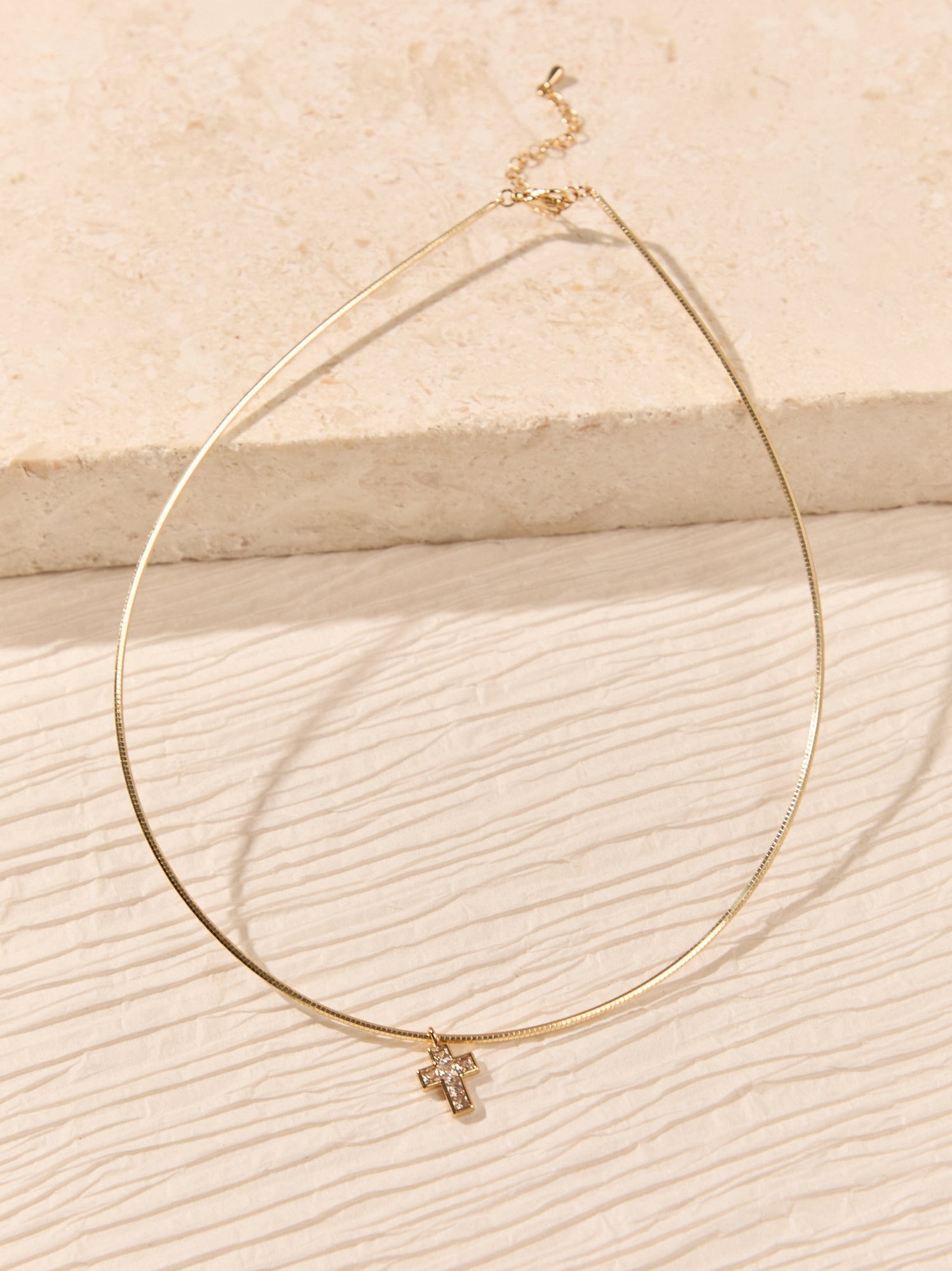 Radiant Grace Cross Necklace