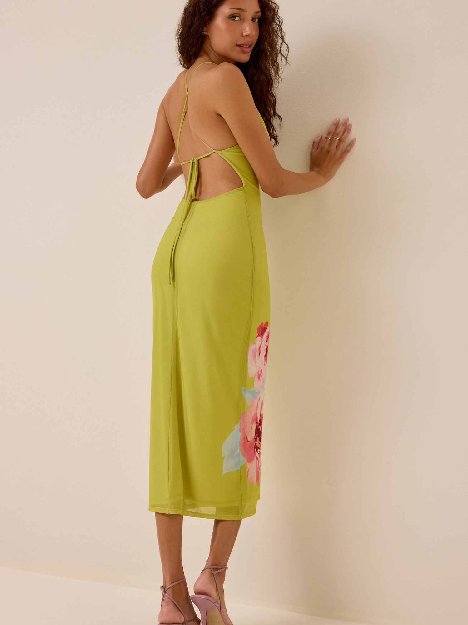 Irene Mesh Maxi Dress