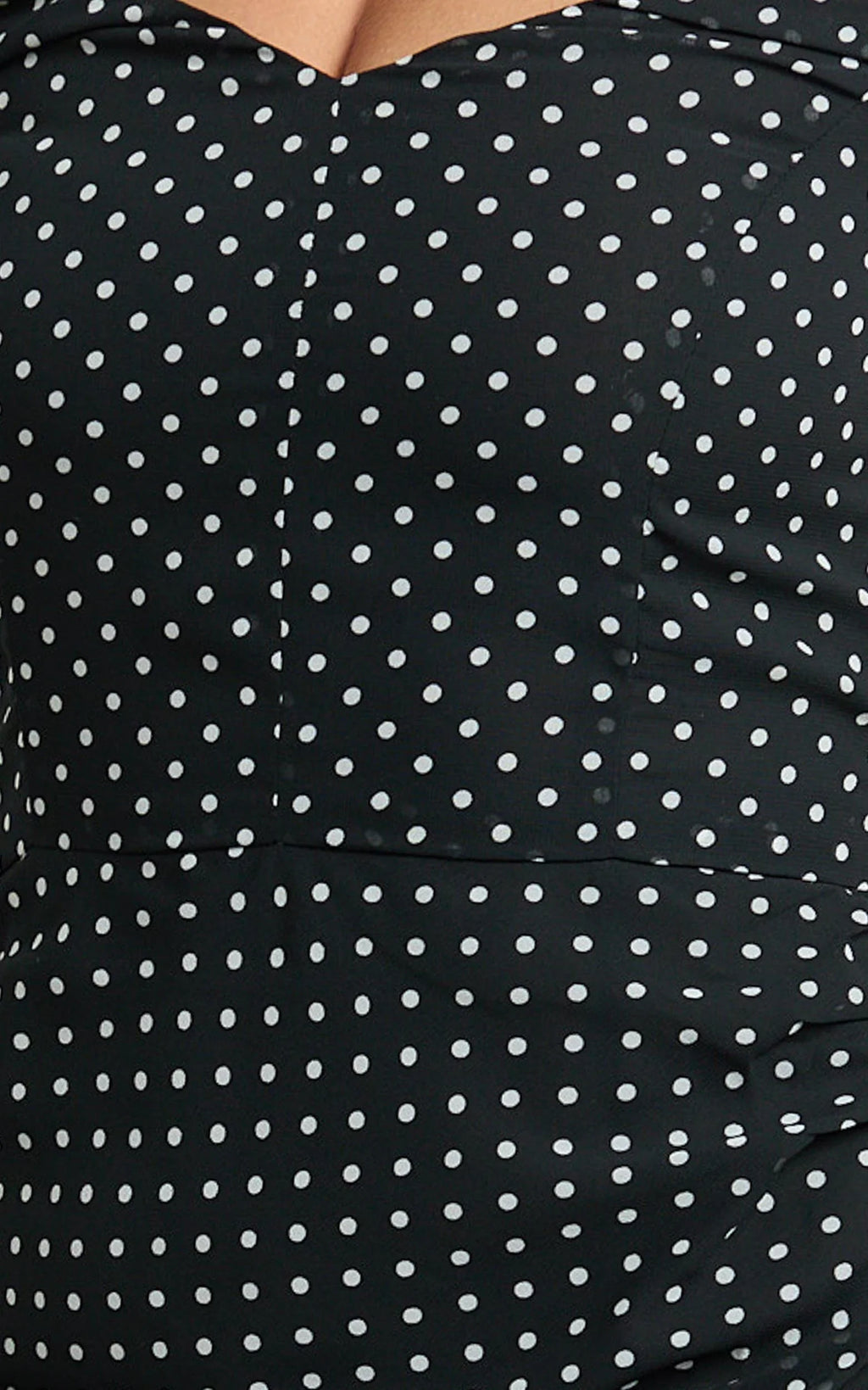 Charlie Mini Dress - Polka Dot Off Shoulder Gathered Dress in polkadot
