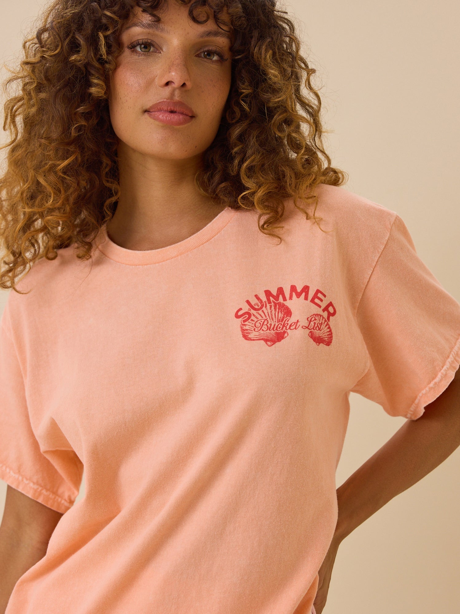 Summer Bucket List Oversized Tee