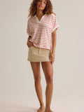 Miller Stripe Boxy Polo