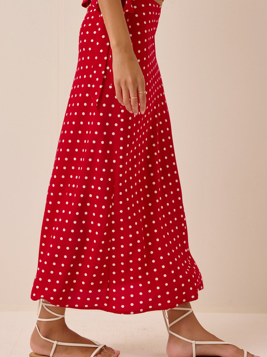 Jaycee Dot Midi Skirt