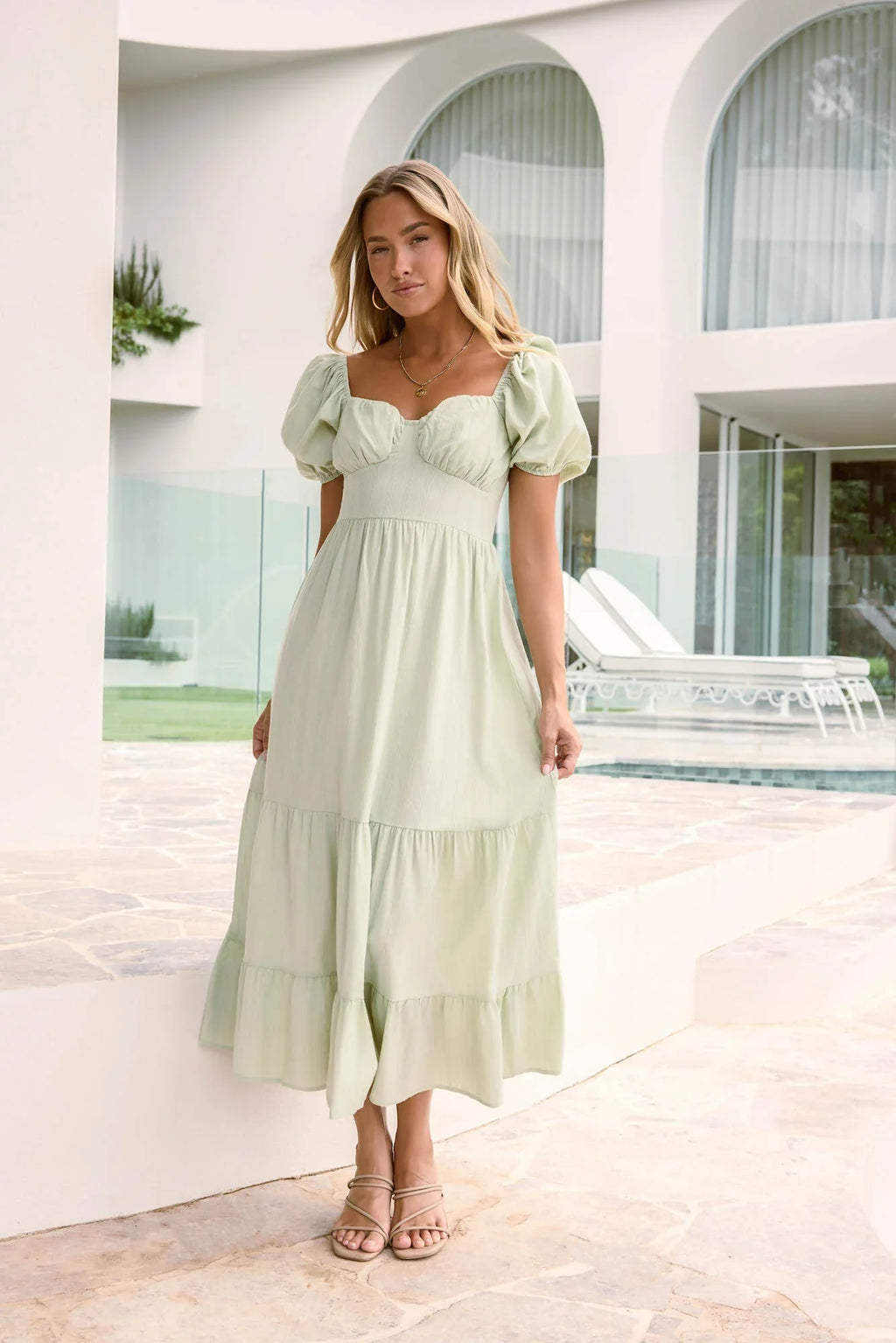 Summer Road-trip Maxi Dress Sage