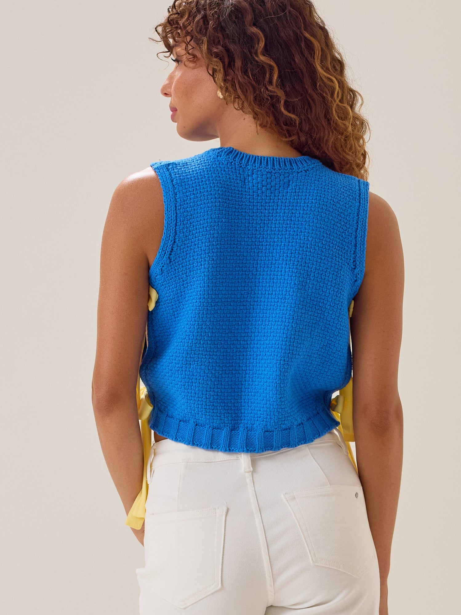 Charlie Side Tie Sweater Tank