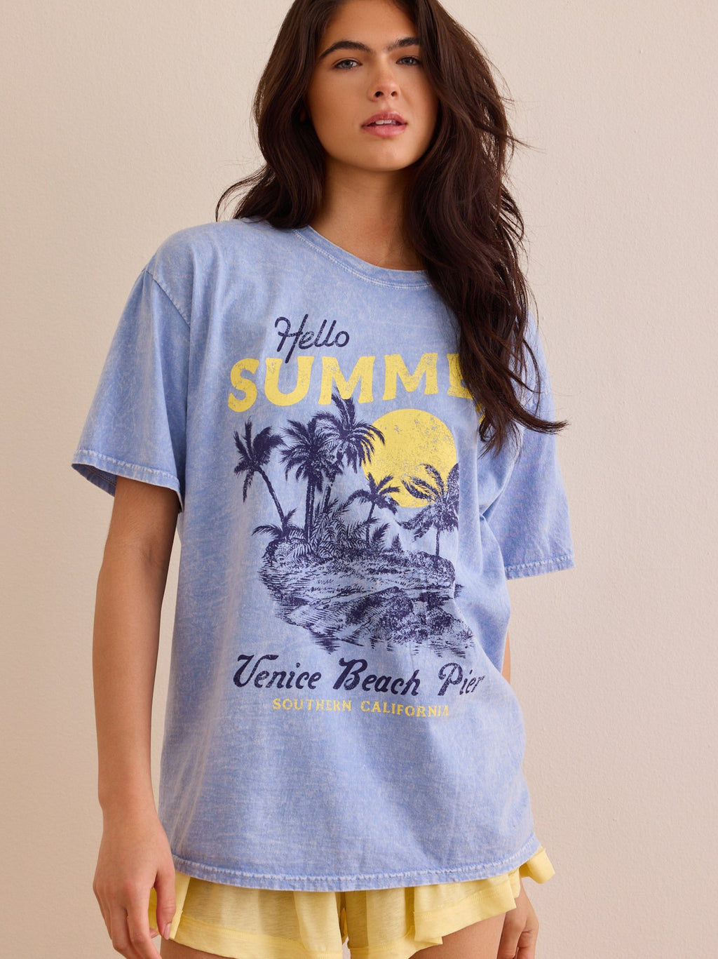 Hello Summer Oversize Tee