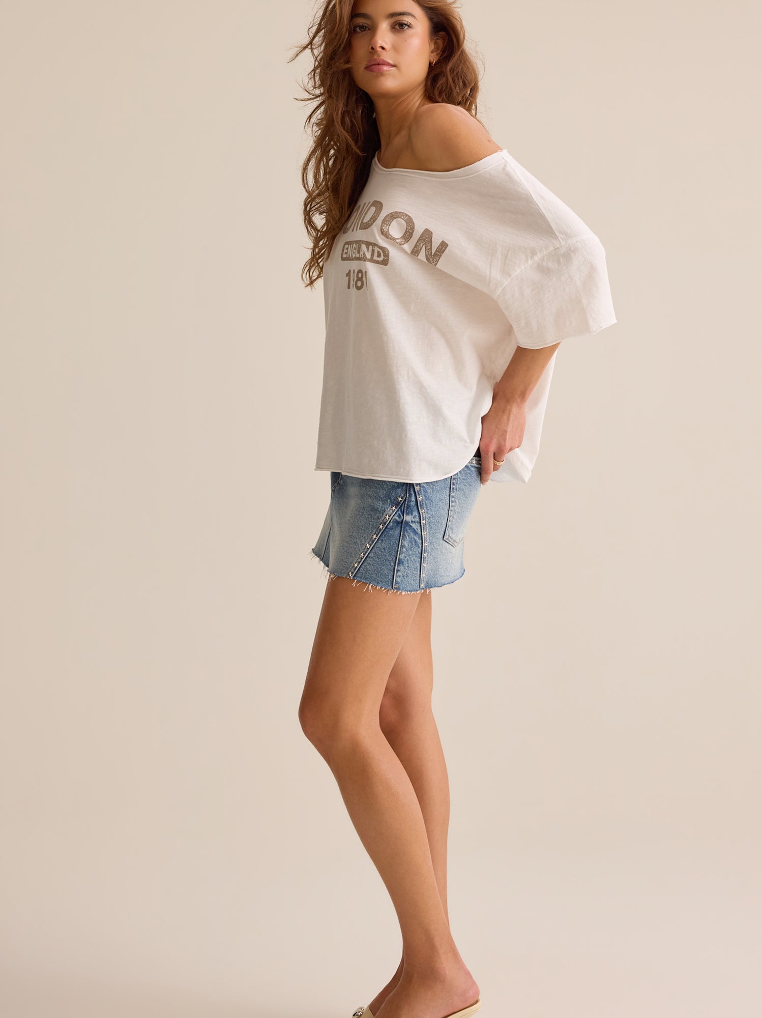 London Off Shoulder Tee
