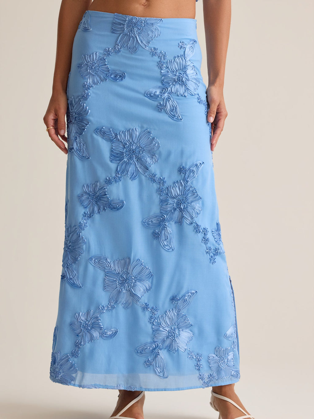 Audrey Floral Maxi Skirt