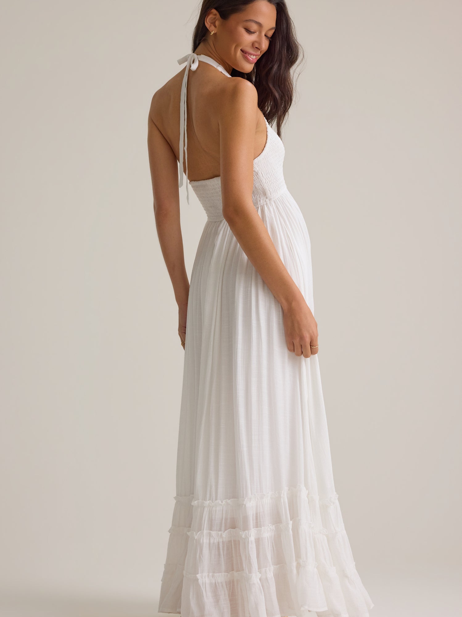 August Halter Maxi Dress