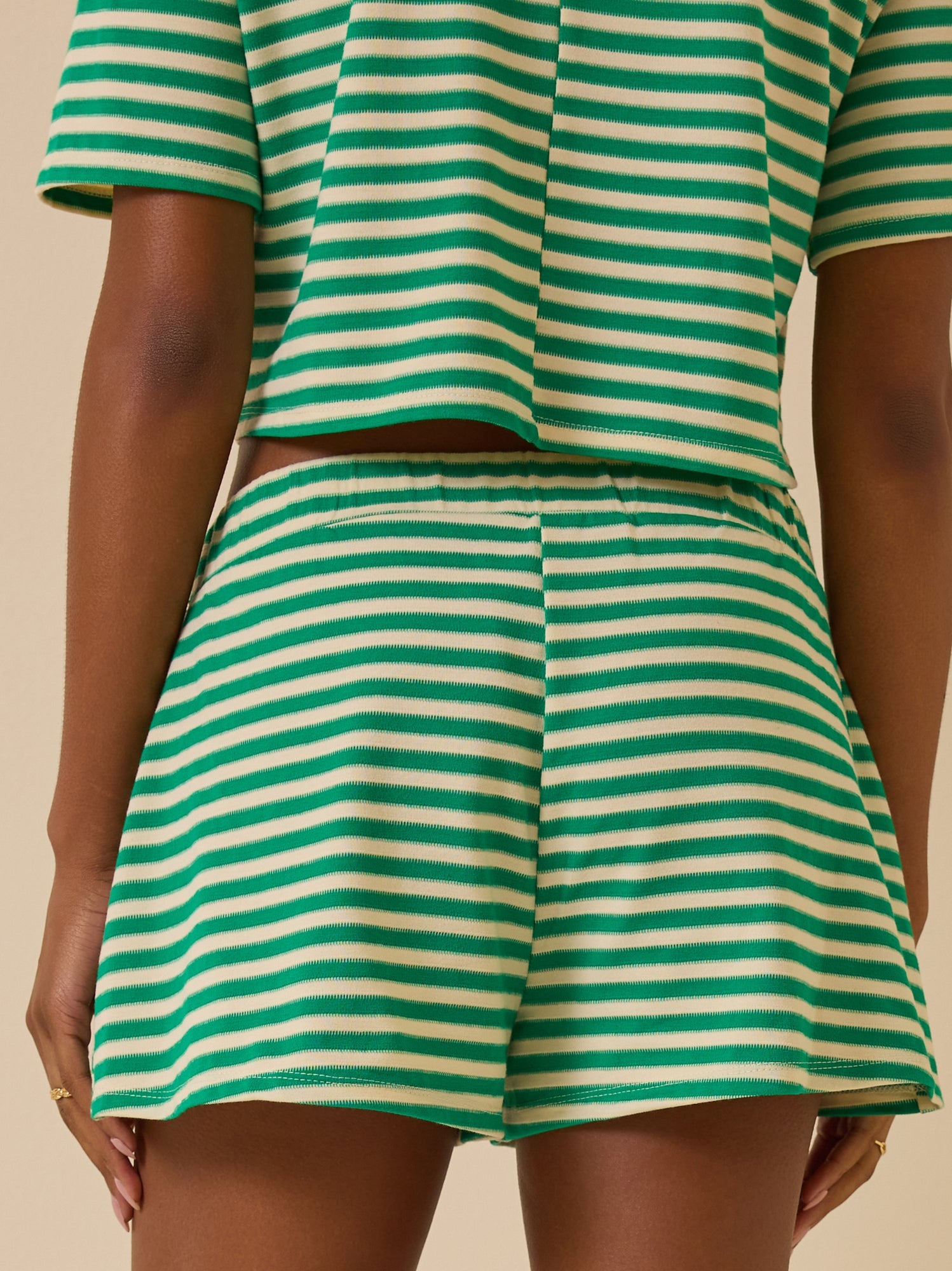 Nyra Stripe Relaxed Short