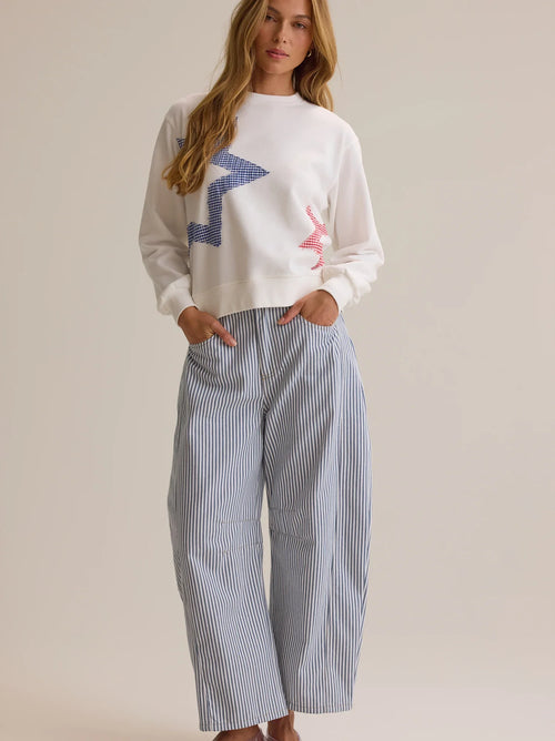Amara Star Applique Pullover