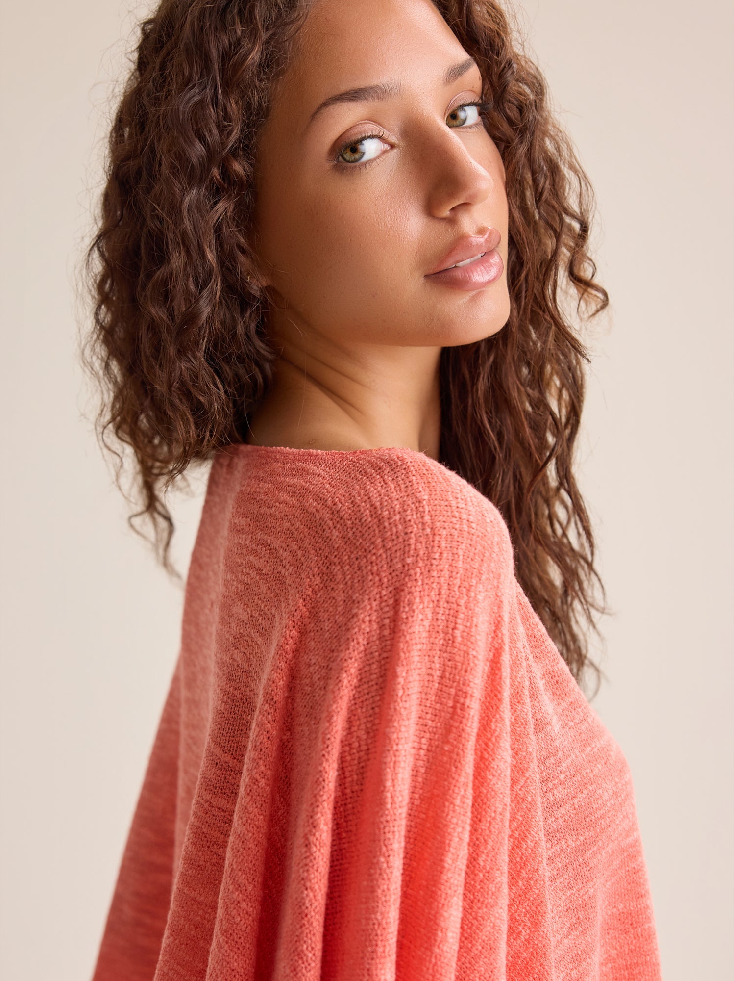 Peggy Poncho Top