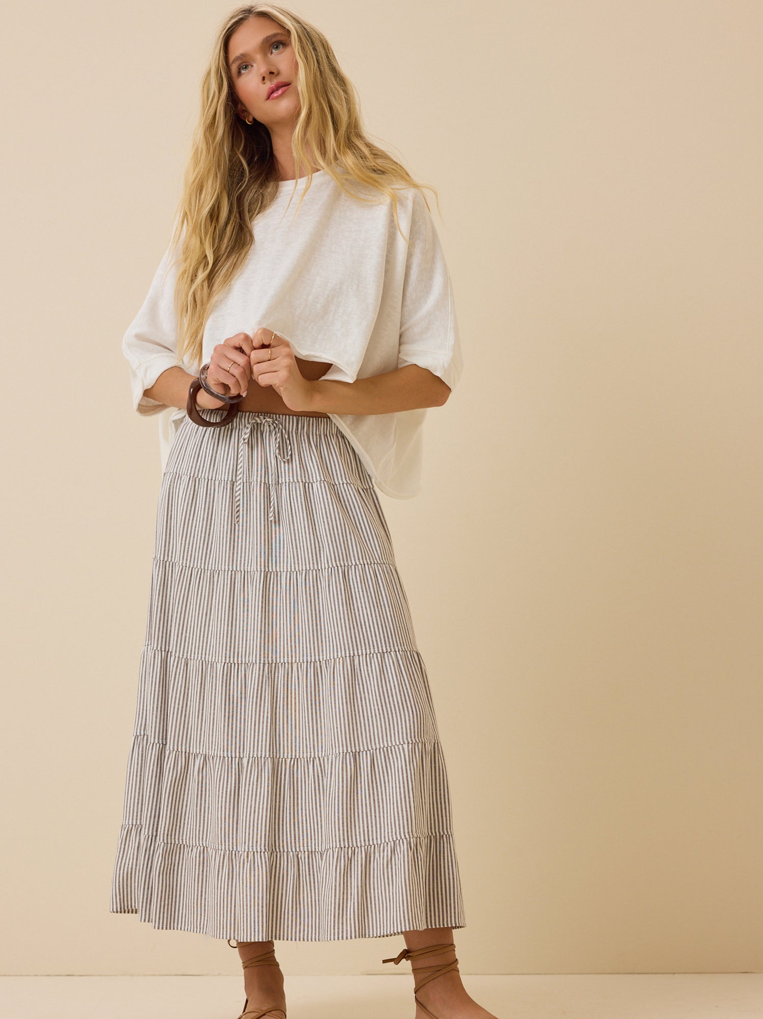 McKenna Oversized Boxy Crop Tee