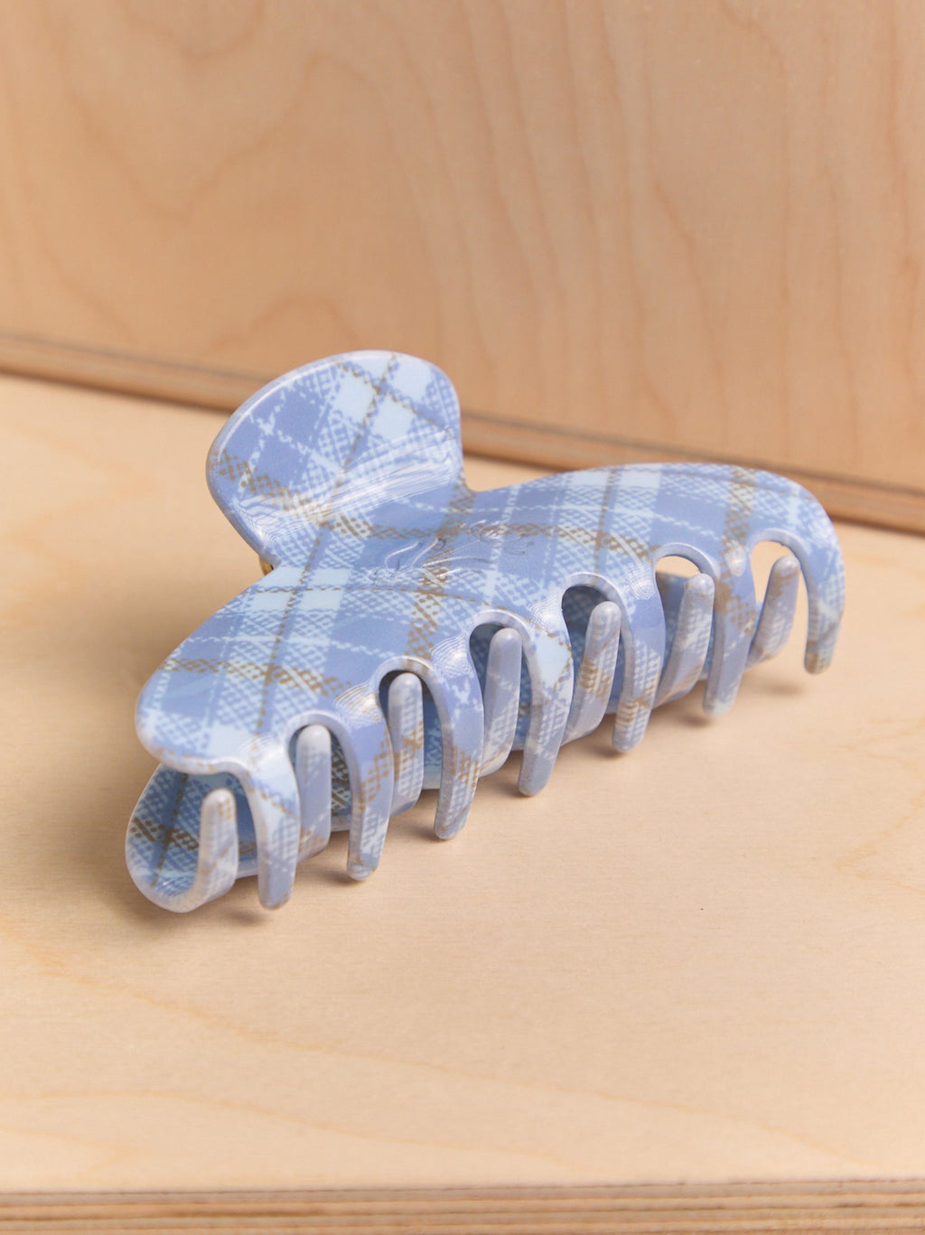 Varsity Plaid Claw Clip