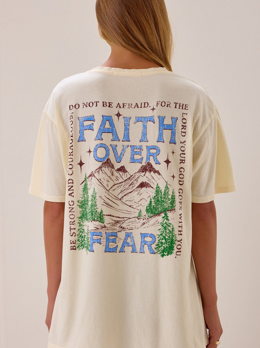 Faith Over Fear Mountain Tee