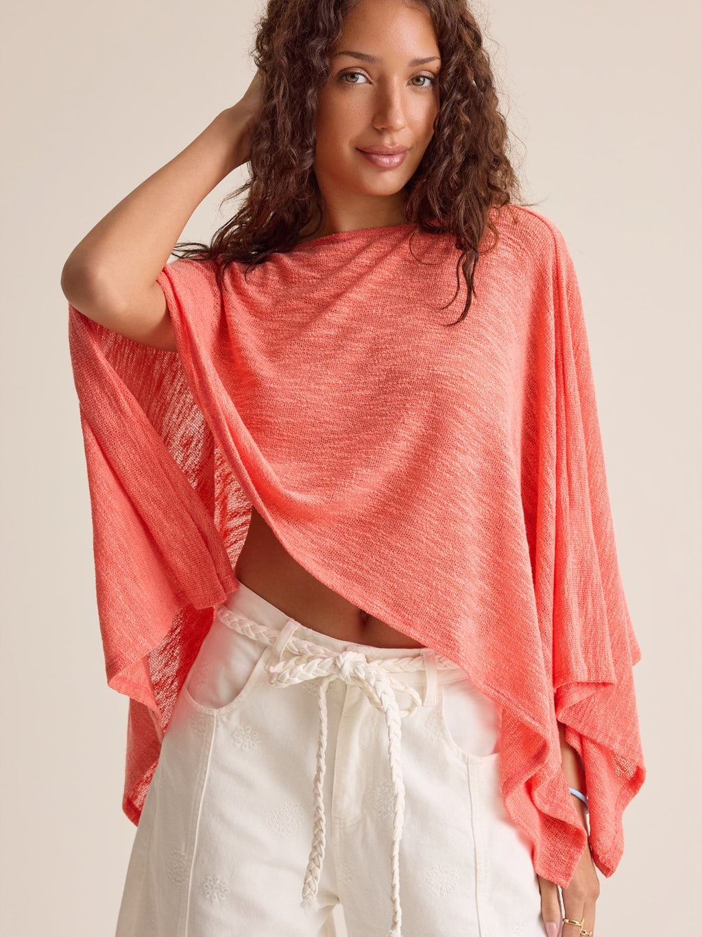 Peggy Poncho Top