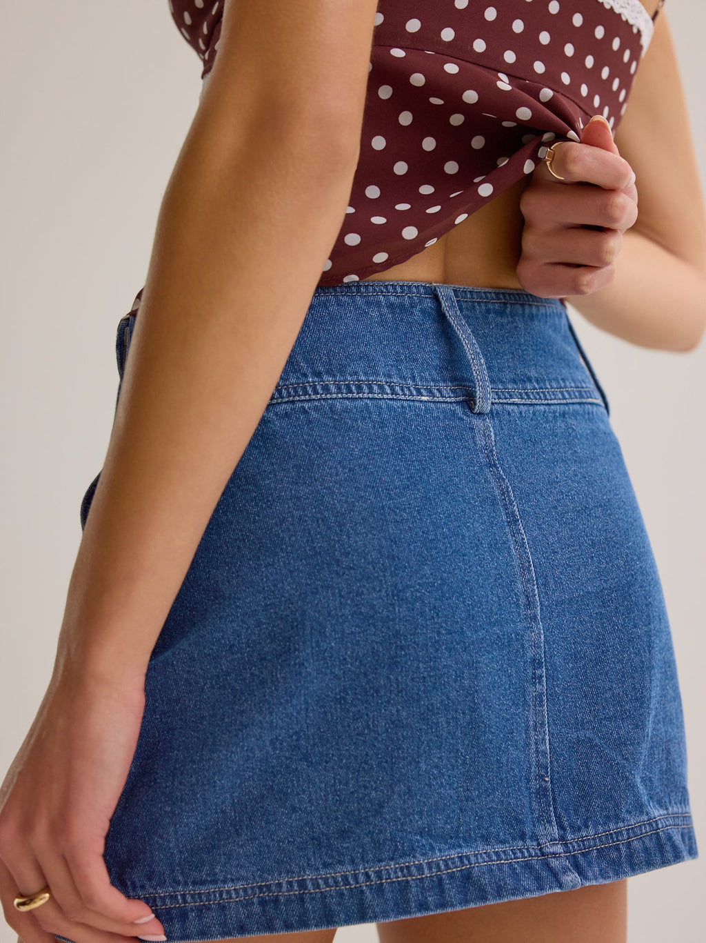 Karsen Denim Mini Skirt