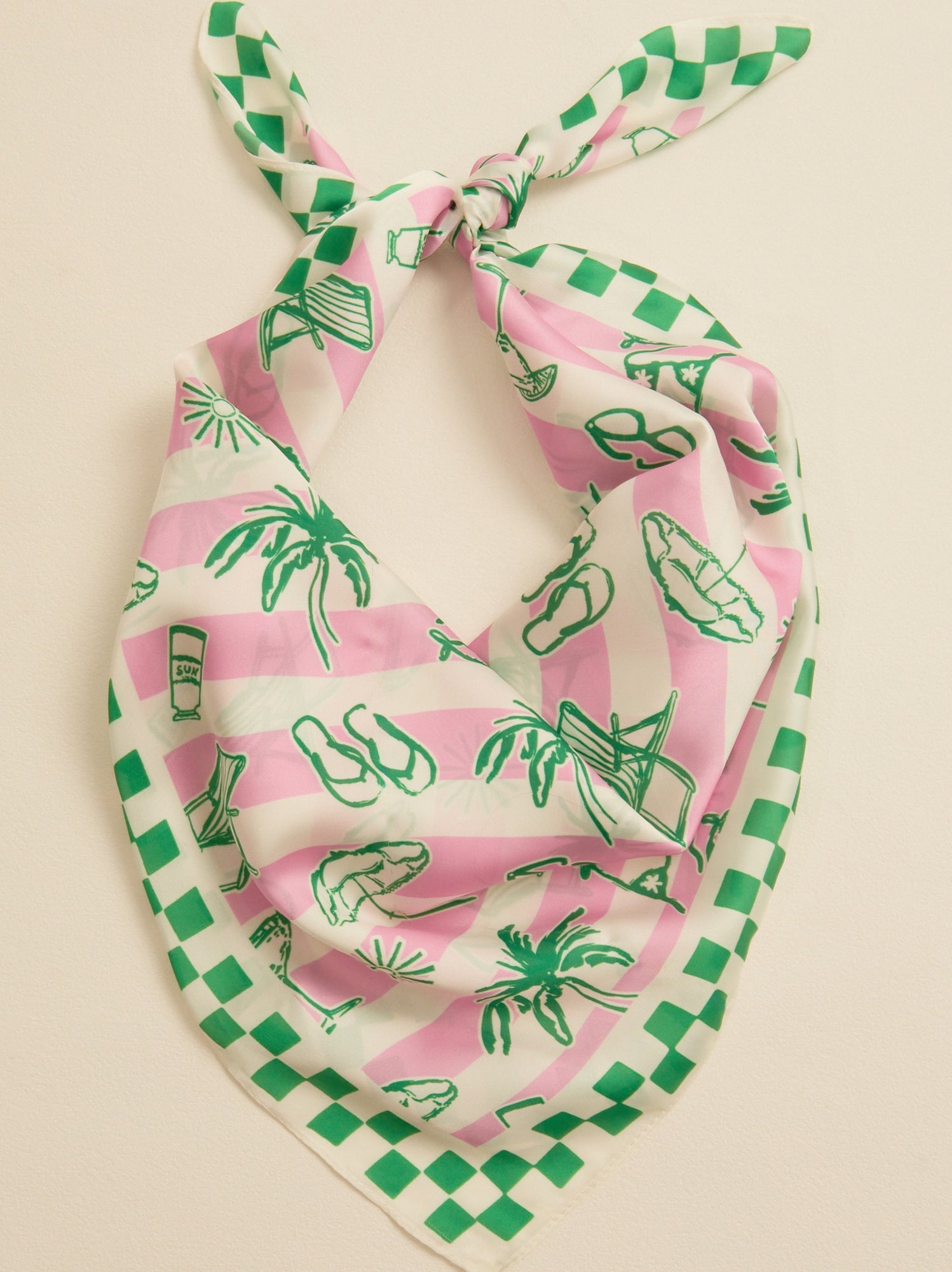 Beach Icon Silk Scarf